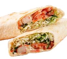 Шаурма с лососем