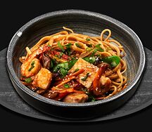 Лапша удон с морепродуктами