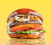 Бургер сырно-горчичный