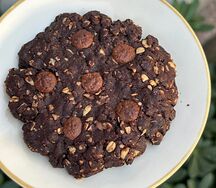 Шоколадное овсяное печенье