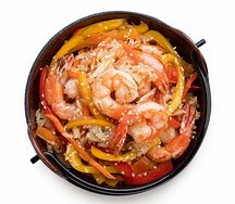 Рис с морепродуктами и овощами