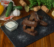 Гренки чесночные