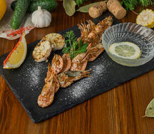 Креветки жареные