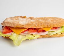 Чиабатта с ветчиной и сыром