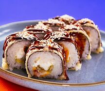 Сыр и бекон темпура