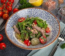 Руккола с мясом