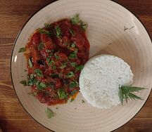 Гуляш с рисом