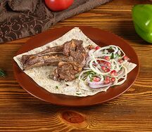 Шашлык из бараньей корейки
