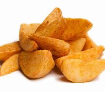 Картофель дольками со специями