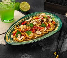 Удон с курицей