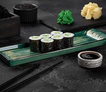 Мини-ролл с огурцом