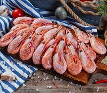 Креветки отварные 