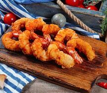 Королевские креветки темпура