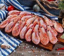 Креветки отварные