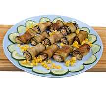 Рулетики из баклажанов