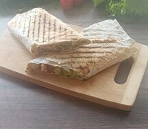 Шаурма на углях из свинины