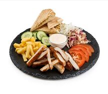 Тарелка со свининой