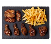 Куриные крылышки с глазурью