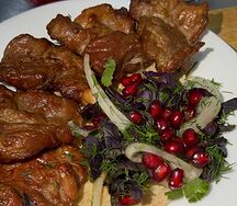 Шашлык из свинoй шейки