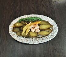 Огурцы соленые