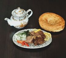 Баранина жареная