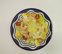 Салат Цезарь с креветкой