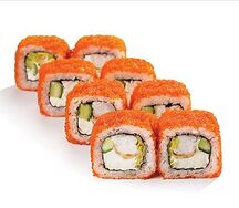 Ролл Калифорния с креветкой