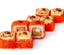 Калифорния запеченная с лососем