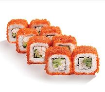 Ролл Калифорния с крабом