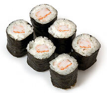 Роллы с креветкой