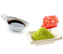 Имбирь, васаби, соевый соус 12/6/30