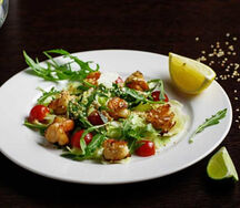 С тигровыми креветками