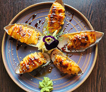 Мидии запеченные