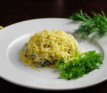 С курицей и грибами