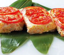 Пицца-ролл с лососем