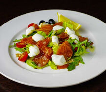 С лососем и сливочным кремом