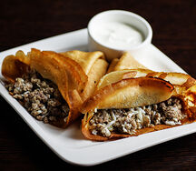 Блины с мясом