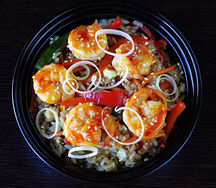 С тигровыми креветками