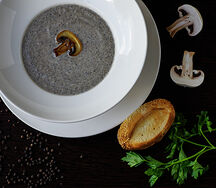 Суп-крем грибной