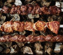 Шашлык из куриного бедра