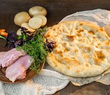 Пирог с курицей и картошкой