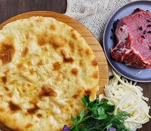 Пирог с говядиной и капустой