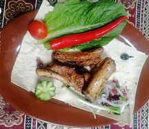 Шашлык из свиных ребрышек