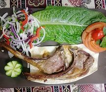 Шашлык из каре баранины