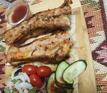 Шашлык из cвинoй грудинки