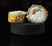 Жареный ролл Цезарь с курицей