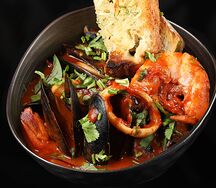 Соте из морепродуктов