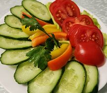 Овощная нарезка с перцем