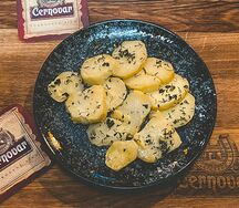 Картофель отварной с зеленью