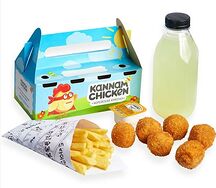 Кидс комбо Мини корн-доги и фри